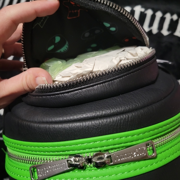 Loungefly Lenticular Jack Skellington and Zero Disney Parks Backpack - Picture 4 of 4